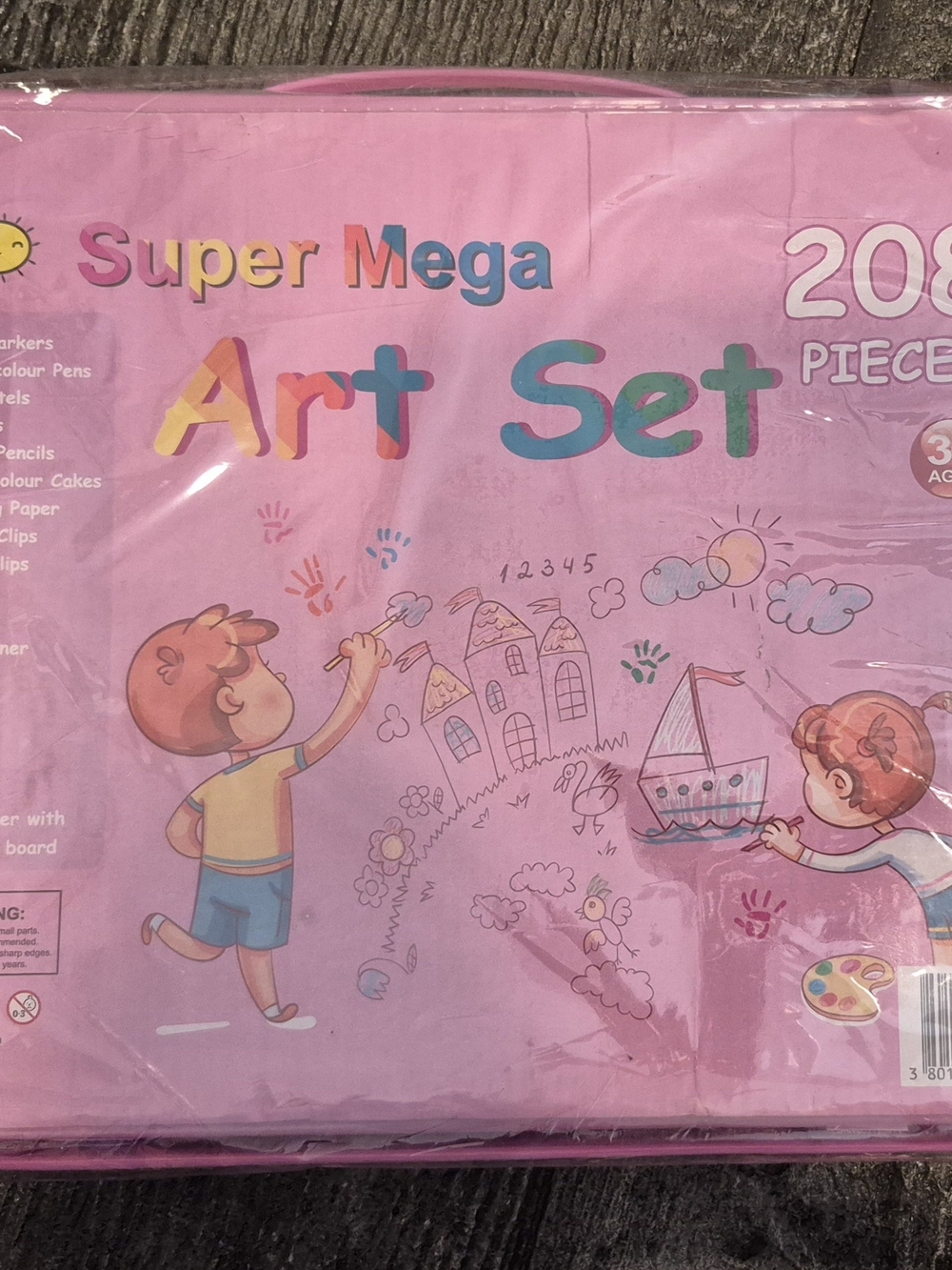 Super Mega Art Set - Pink Portable Case